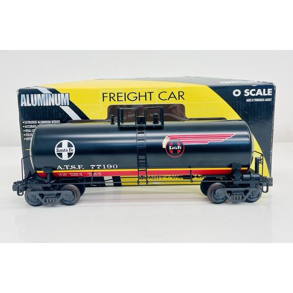 K-Line Santa Fe Black Bonnet Warbonnet Midnight Chief Aluminum Tank K6332-10511 - Picture 1 of 11